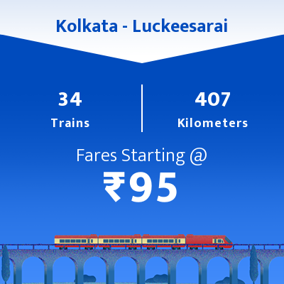 Kolkata To Luckeesarai Trains
